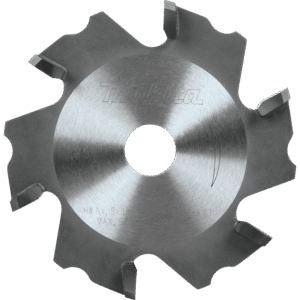 cuts 135º grooves in aluminum sheet materials to enable accurate bending at angles ideal for use in aluminum fabrication; signs, commercial fixtures, architectural elements and more carbide tipped 6 tooth design; 3 mm tip for use with makita groove cutter model ca5000x